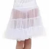 Fun Costumes White Plus Size Knee Length Crinoline -Disguise Store plus size white knee length crinoline