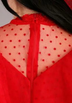 Fun Costumes Plus Size Red Wedding Dress For Women -Disguise Store plus size womens red wedding dress alt 3