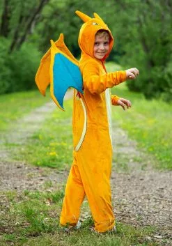 Disguise Limited Kid's Pokémon Charizard Deluxe Costume -Disguise Store pokemon child charizard deluxe costume alt 4