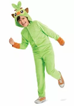 Disguise Kid's Pokémon Grookey Hooded Jumpsuit Costume