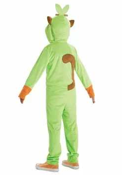Disguise Kid's Pokémon Grookey Hooded Jumpsuit Costume -Disguise Store pokemon grookey hooded jumpsuit classic costume alt 2