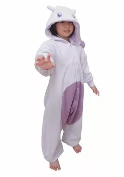 Sazac Kid's Pokémon Mewtwo Kigurumi Costume -Disguise Store pokemon mewtwo childs kigurumi alt 3