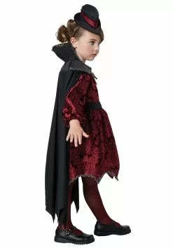 California Costume Collection Girl's Posh Vampire Toddler Costume Dress 7 California Costume Collection Girl's Posh Vampire Toddler Costume Dress -Disguise Store posh vampire toddler costume alt 2