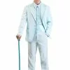 Opposuits Powder Blue Tuxedo Adult Costume 1 Opposuits Powder Blue Tuxedo Adult Costume -Disguise Store powder blue tuxedo adult costume