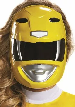 Disguise Power Rangers Adult Yellow Ranger Mask