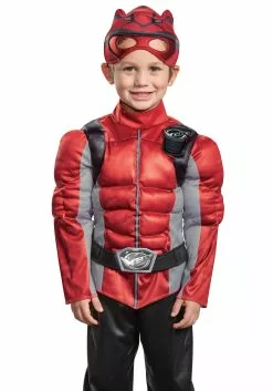 Disguise Power Rangers Beast Morphers Red Ranger Costume For Kids 7 Disguise Power Rangers Beast Morphers Red Ranger Costume For Kids -Disguise Store power rangers beast morphers child red ranger clas alt 2 1