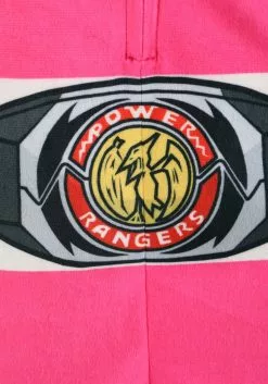 BigWan Apparel Co. Power Rangers Pink Ranger Hooded Union Suit For Adults -Disguise Store power rangers pink ranger hooded union suit alt 5