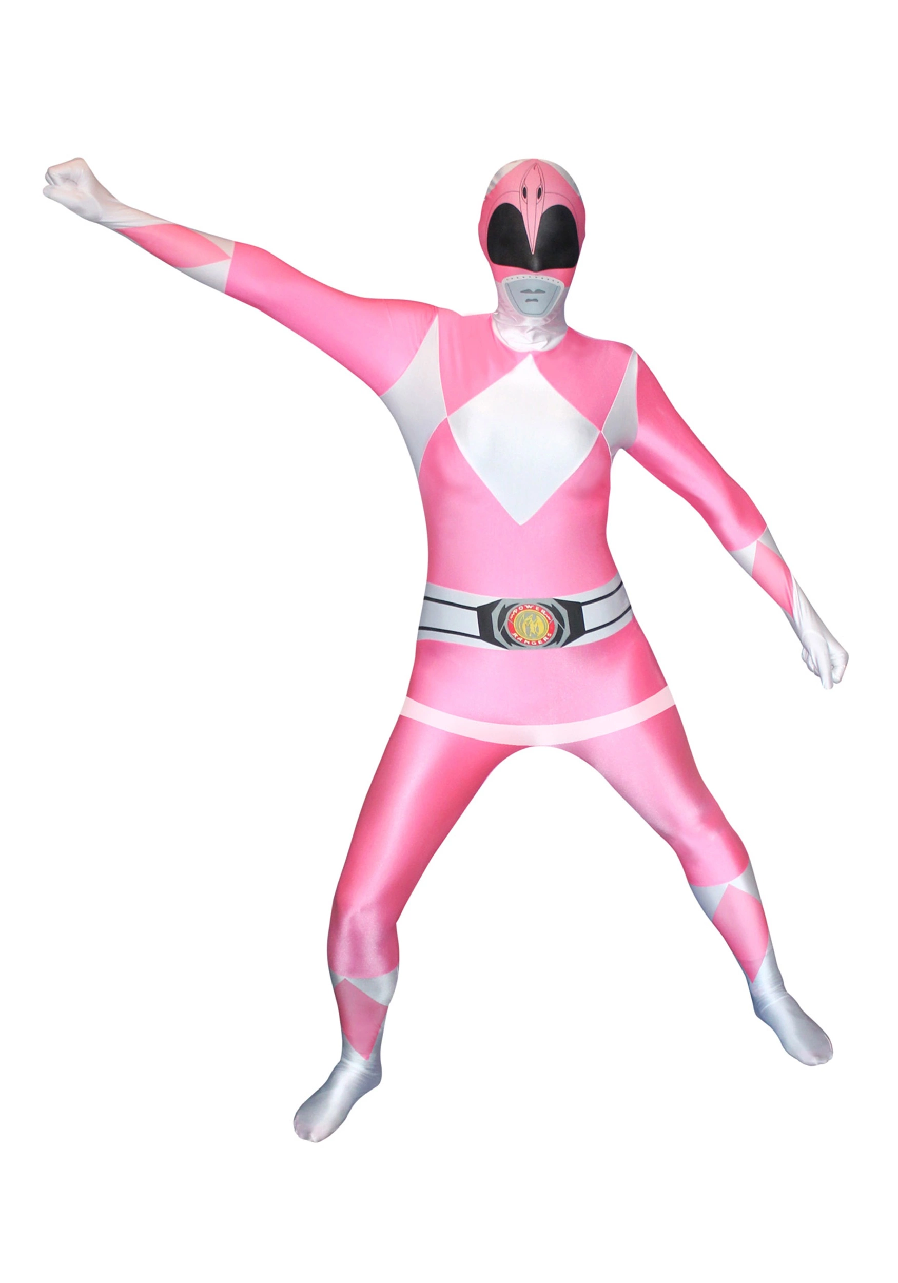 Morphsuits Power Rangers: Pink Ranger Morphsuit Costume 3 Morphsuits Power Rangers: Pink Ranger Morphsuit Costume