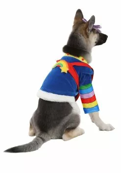 Fun Costumes Pet's Rainbow Brite Costume -Disguise Store rainbow brite pet costume alt 1