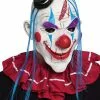 Fun World Red And Blue Evil Clown Mask For Adults