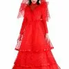 Fun Costumes Red Gothic Wedding Dress Costume
