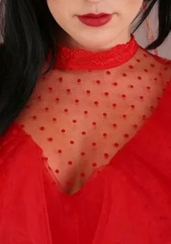 Fun Costumes Women's Premium Red Wedding Dress 11 Fun Costumes Women's Premium Red Wedding Dress -Disguise Store red wedding dress for women alt 4