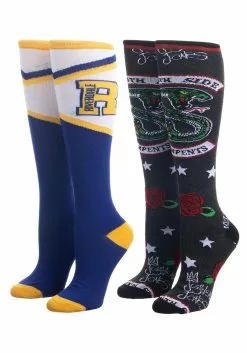Bioworld Merchandising / Independent Sales Riverdale 2 Pair Pack Knee High Socks