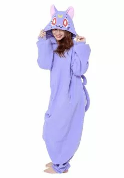 Sazac Sailor Moon Adult Luna Kigurumi Costume