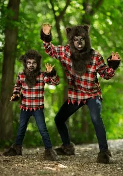 Fun Costumes Fierce Werewolf Kids Costume -Disguise Store scary fierce werewolf boys costume alt 11