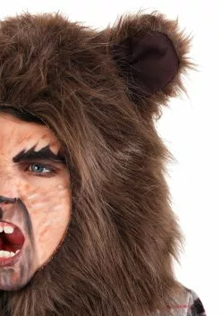 Fun Costumes Fierce Werewolf Kids Costume -Disguise Store scary fierce werewolf boys costume alt 4