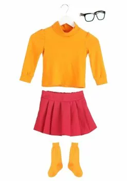 Jerry Leigh Scooby Doo Toddler Velma Costume -Disguise Store scooby doo toddler velma costume alt 2