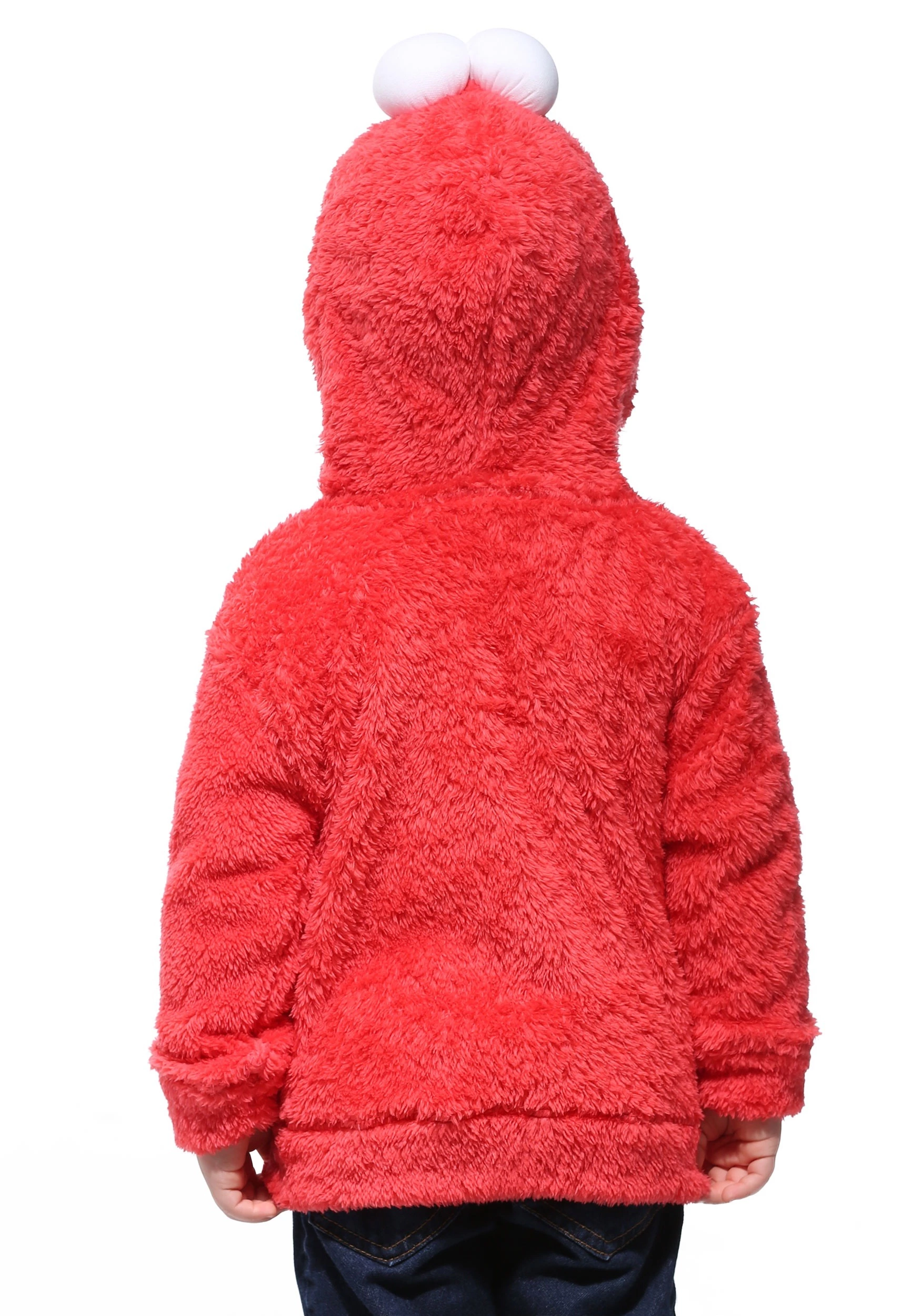 Freeze Sesame Street Elmo Faux Fur Kids Costume Hoodie 4 Freeze Sesame Street Elmo Faux Fur Kids Costume Hoodie - Image 2