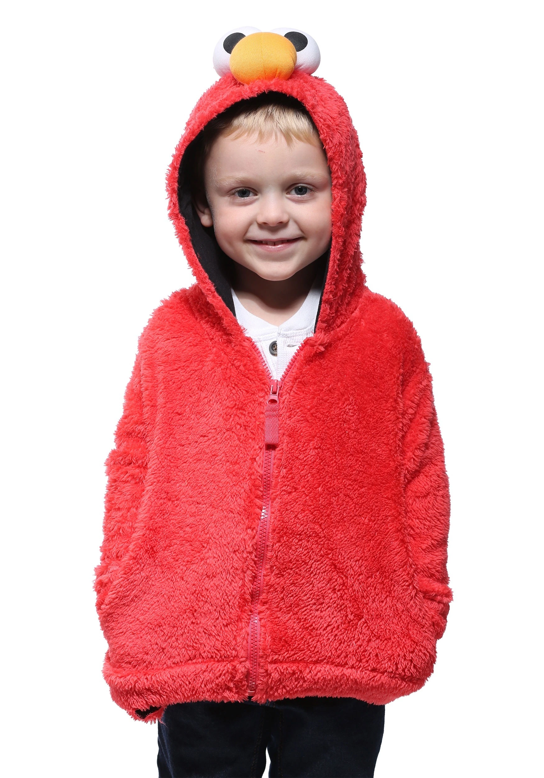 Freeze Sesame Street Elmo Faux Fur Kids Costume Hoodie 3 Freeze Sesame Street Elmo Faux Fur Kids Costume Hoodie
