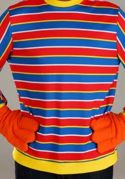 Fun Costumes Sesame Street Ernie Mascot Costume For Men -Disguise Store sesame street ernie mascot costume alt 5