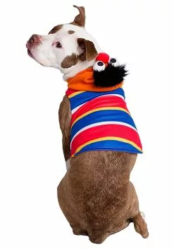 Pet Krewe Ernie Pet Costume From Sesame Street -Disguise Store sesame street ernie pet costume alt 3