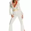 Rubies Costume Co. Inc Sexy Elvis Jumpsuit Costume For Women -Disguise Store sexy elvis jumpsuit costume