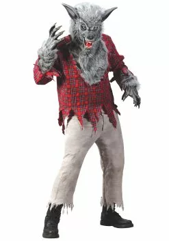 Fun World Silver Werewolf Men's Costume