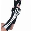 LEG AVENUE Skeleton Fingerless Gloves -Disguise Store skeleton fingerless gloves