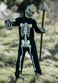 Fun World Kids Skeleton Costume -Disguise Store skeleton kids costume alt update