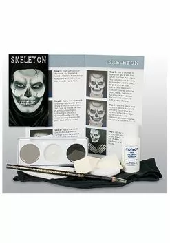 Mehron Inc Skeleton Makeup Character Kit