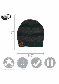 Elope Slytherin Heathered Knit Warm Beanie -Disguise Store slytherin heathered knit beanie alt 4