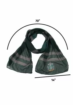 Elope Hogwarts Slytherin Lightweight Scarf -Disguise Store slytherin lightweight scarf alt 2