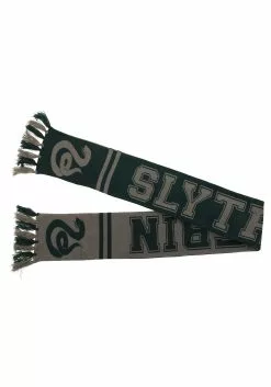 Elope Slytherin Reversible Winter Knit Scarf -Disguise Store slytherin reversible knit scarf alt 2
