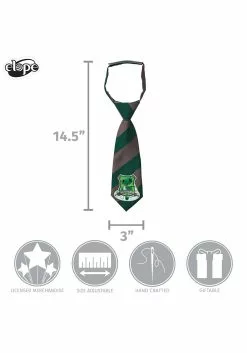 Elope Slytherin House Toddler Breakaway Tie -Disguise Store slytherin toddler tie alt 4