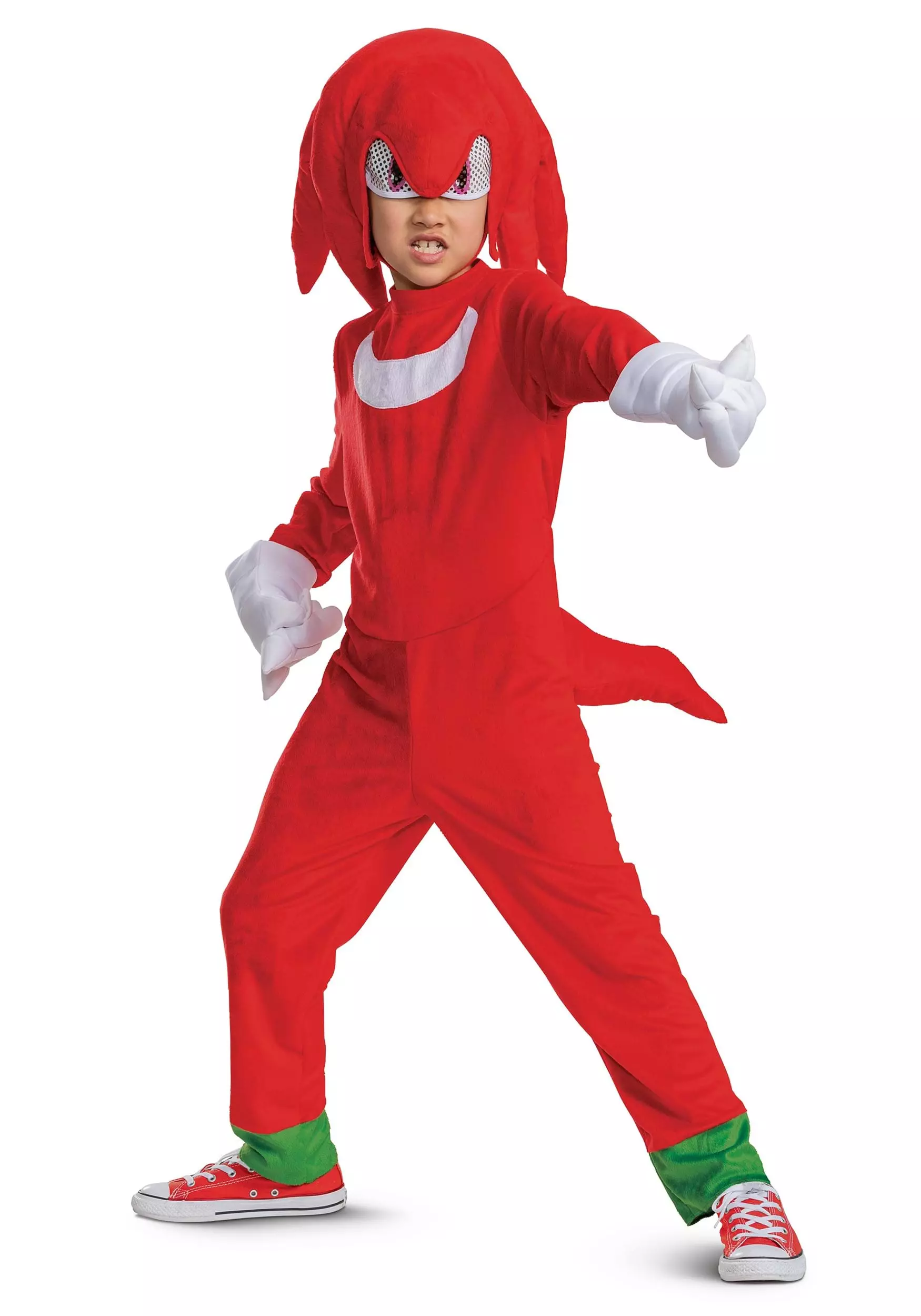 Disguise Limited Sonic 2 Knuckles Deluxe Costume For Kids 3 Disguise Limited Sonic 2 Knuckles Deluxe Costume For Kids