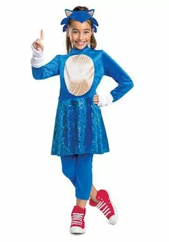 Disguise Sonic 2 The Movie Sonic Costume For Girls