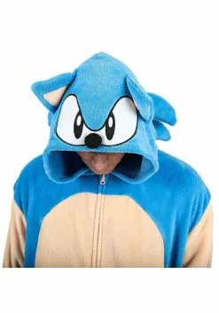 Bioworld Merchandising / Independent Sales Adult Sonic The Hedgehog Cosplay Union Suit 11 Bioworld Merchandising / Independent Sales Adult Sonic The Hedgehog Cosplay Union Suit -Disguise Store sonic the hedgehog cosplay union suit alt 4
