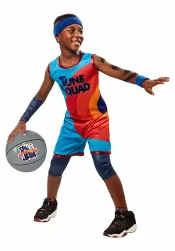 Rubies Costume Co. Inc Space Jam 2 Lebron James Tune Squad Costume For Kids -Disguise Store spacejam 2 lebron james tune squad child costume alt 1
