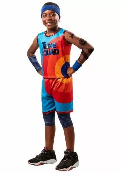 Rubies Costume Co. Inc Space Jam 2 Lebron James Tune Squad Costume For Kids -Disguise Store spacejam 2 lebron james tune squad child costume alt 2