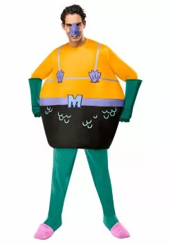 Rubies Costume Co. Inc Spongebob Squarepants Mermaid Man Costume For Adults -Disguise Store spongebob squarepants adult mermaid man costume alt 2