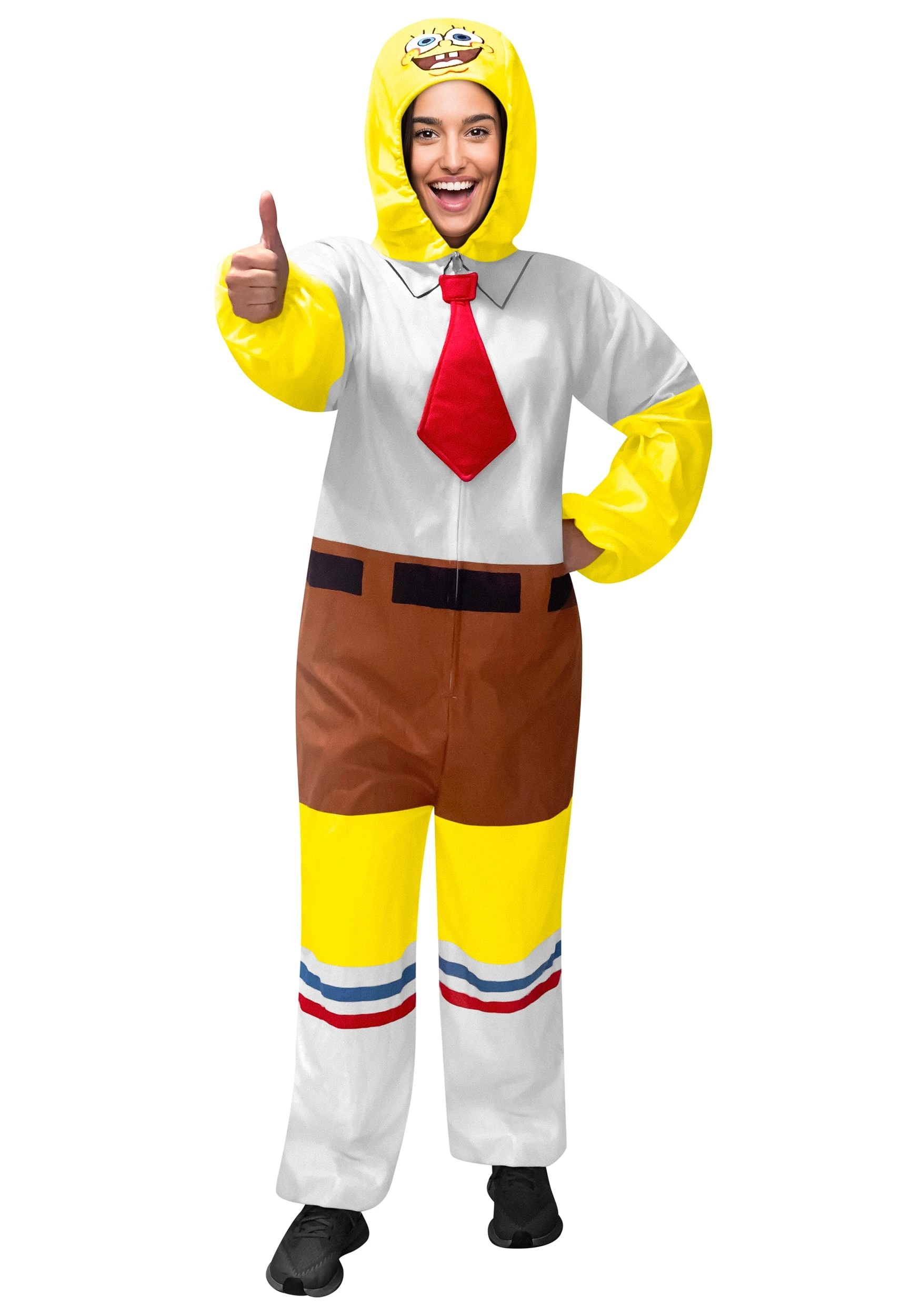Rubies Costume Co. Inc SpongeBob SquarePants Onesie For Adults 3 Rubies Costume Co. Inc SpongeBob SquarePants Onesie For Adults