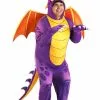 Fun Costumes Spyro The Dragon Plus Size Adult Costume Jumpsuit -Disguise Store spyro the dragon adult plus costume jumpsuit