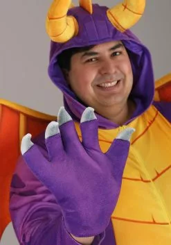 Fun Costumes Spyro The Dragon Plus Size Adult Costume Jumpsuit -Disguise Store spyro the dragon adult plus costume jumpsuit alt 4
