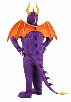Fun Costumes Spyro The Dragon Plus Size Adult Costume Jumpsuit -Disguise Store spyro the dragon adult plus costume jumpsuit alt 6