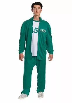 Disguise Squid Game Player 456 Track Suit For Adults -Disguise Store squid game adult player 456 track suit alt 2