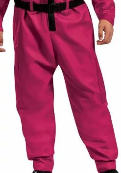 Disguise Squid Game Triangle Guard Adult Jumpsuit -Disguise Store squid game adult triangle guard jumpsuit alt 7