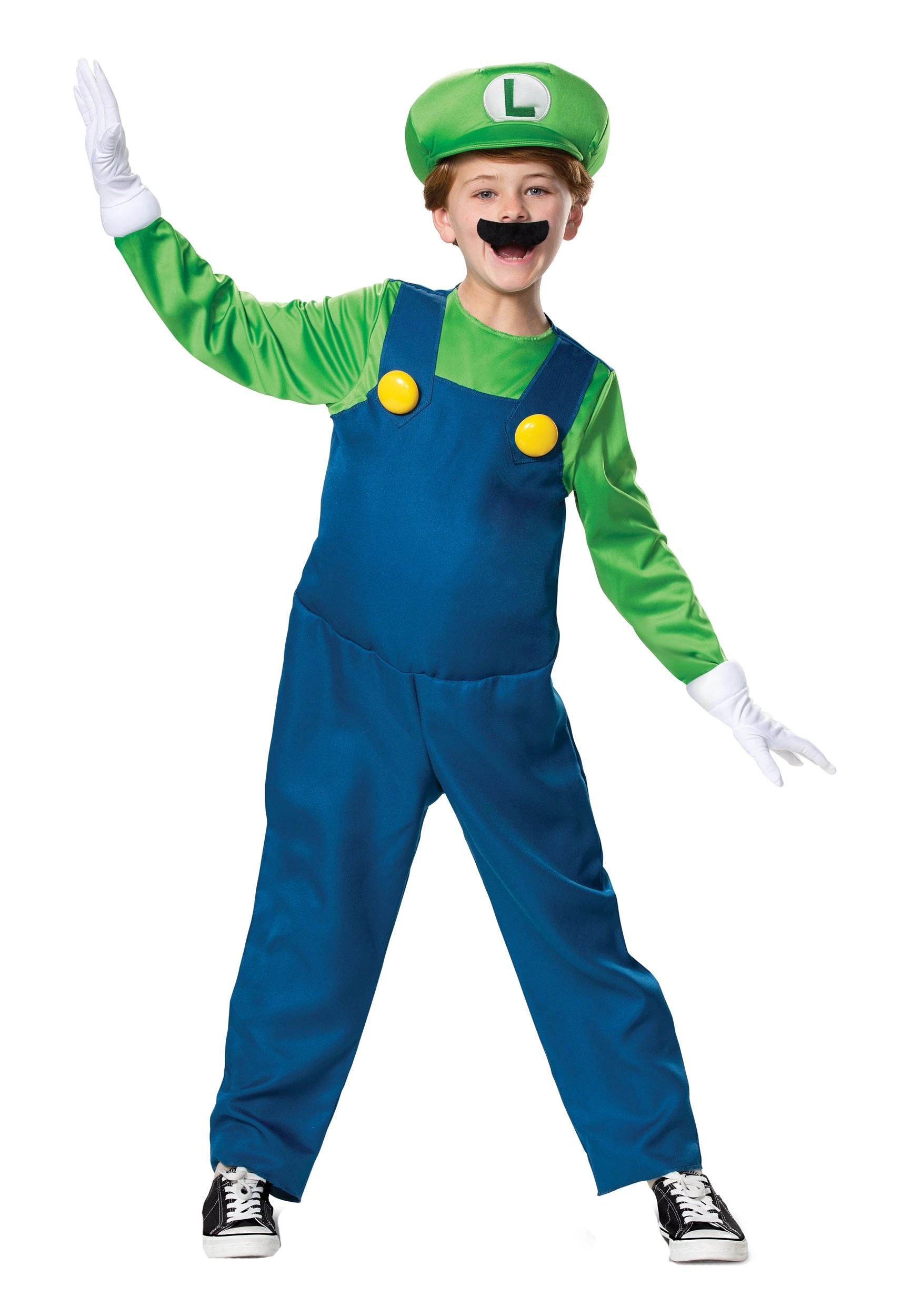 Disguise Super Mario Brothers Boys Luigi Deluxe Costume 3 Disguise Super Mario Brothers Boys Luigi Deluxe Costume