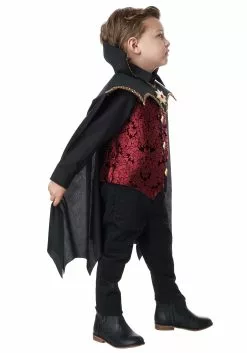 California Costume Collection Toddler Swanky Vampire Costume -Disguise Store swanky vampire toddler costume alt 2