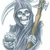 Tinsley Transfers FX Temporary Reaper Tattoo -Disguise Store temporary reaper fx tattoo