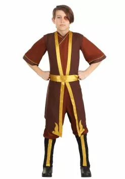 InSpirit The Last Airbender Deluxe Zuko Costume For Kids -Disguise Store the last airbender deluxe zuko kids costume alt 5